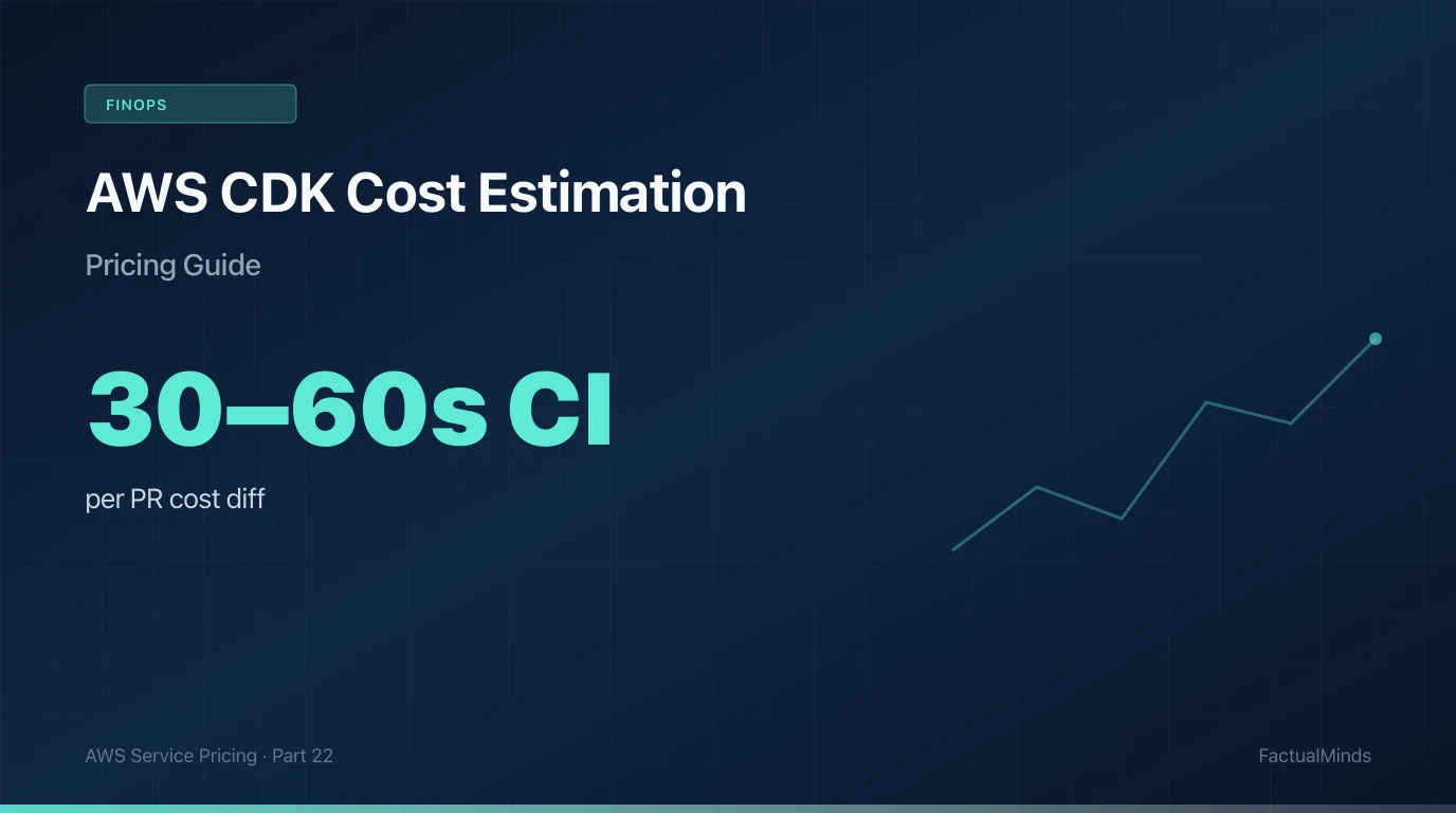 AWS CDK Cost Estimation: Shift FinOps Left Into Pull Requests